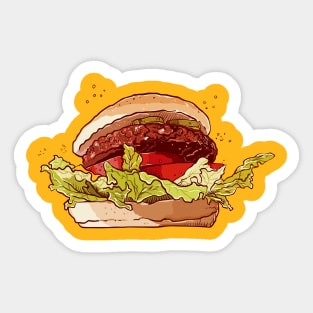 Appetizing burgers Sticker